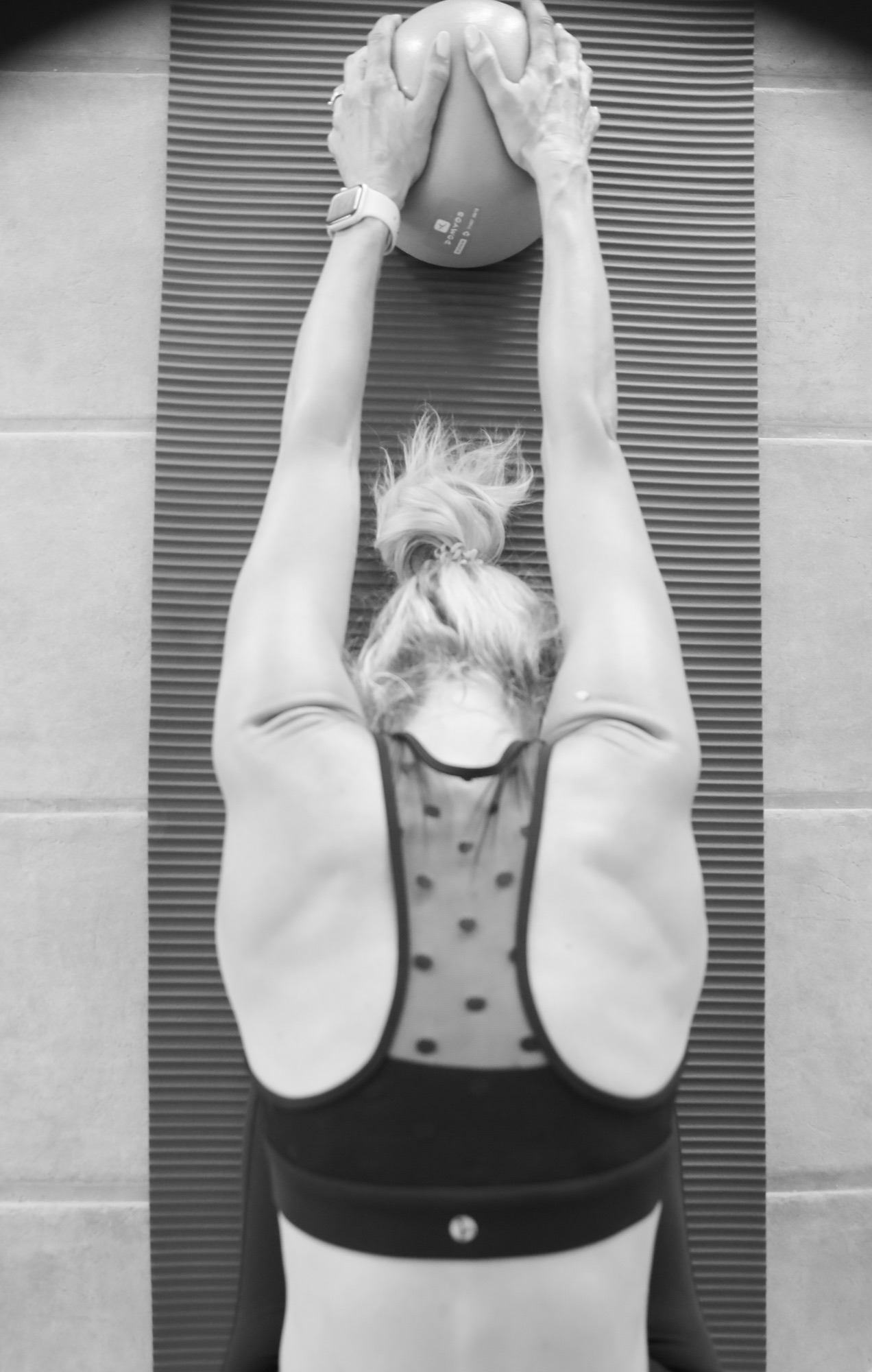Mat Pilates session